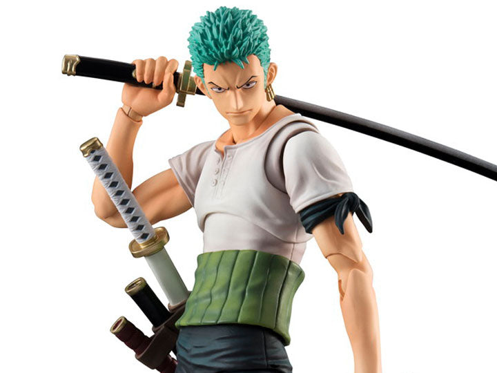 MegaHouse One Piece Variable Action Heroes Roronoa Zoro - PAST BLUE - First edition limited