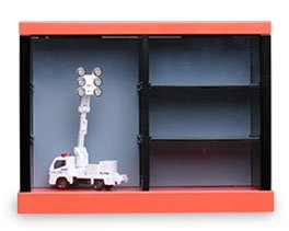 Takaratomy Tomica Display Square Passion Red Display case