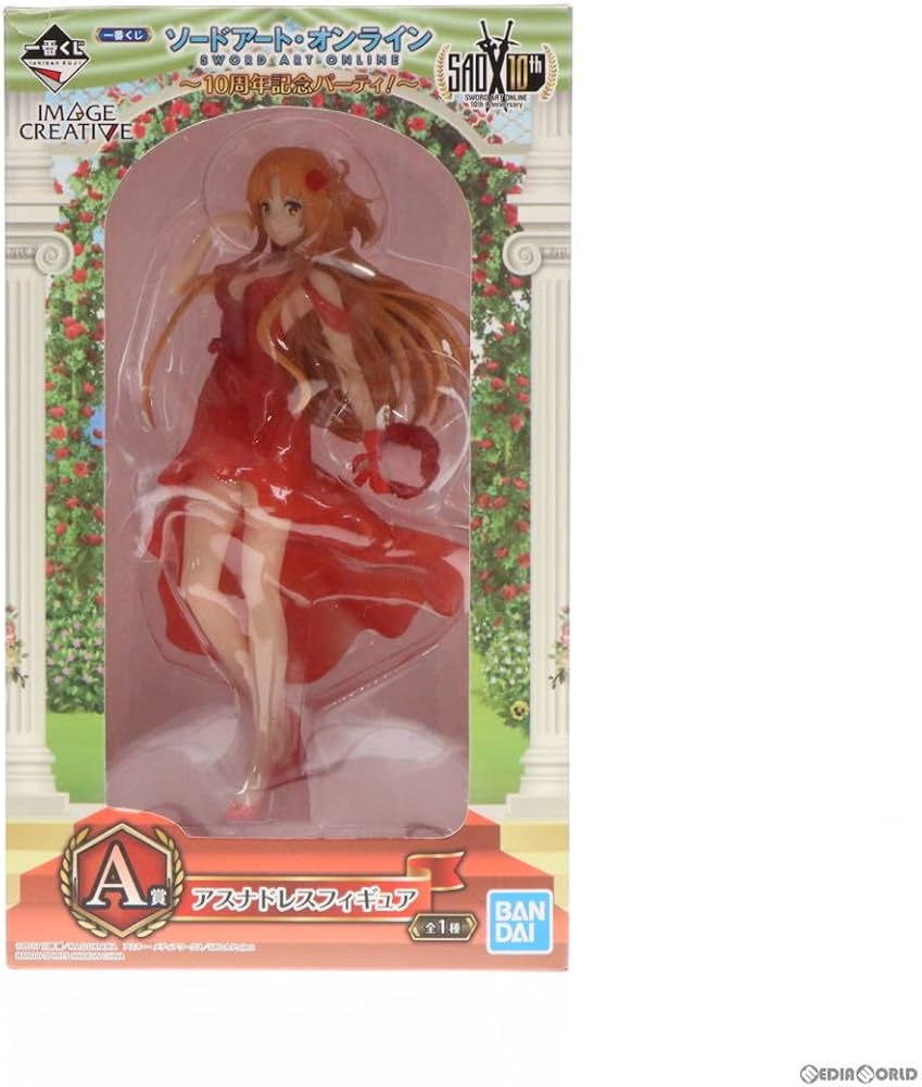 Bandai - Sword Art Online - Ichiban Kuji - 10th Anniversary Party - Asuna Yuki - Dress Ver. - Prize A