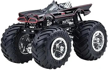 Hot Wheels Monster Trucks New for 2023 1:64 Scale Batman The Classic TV Series, Black