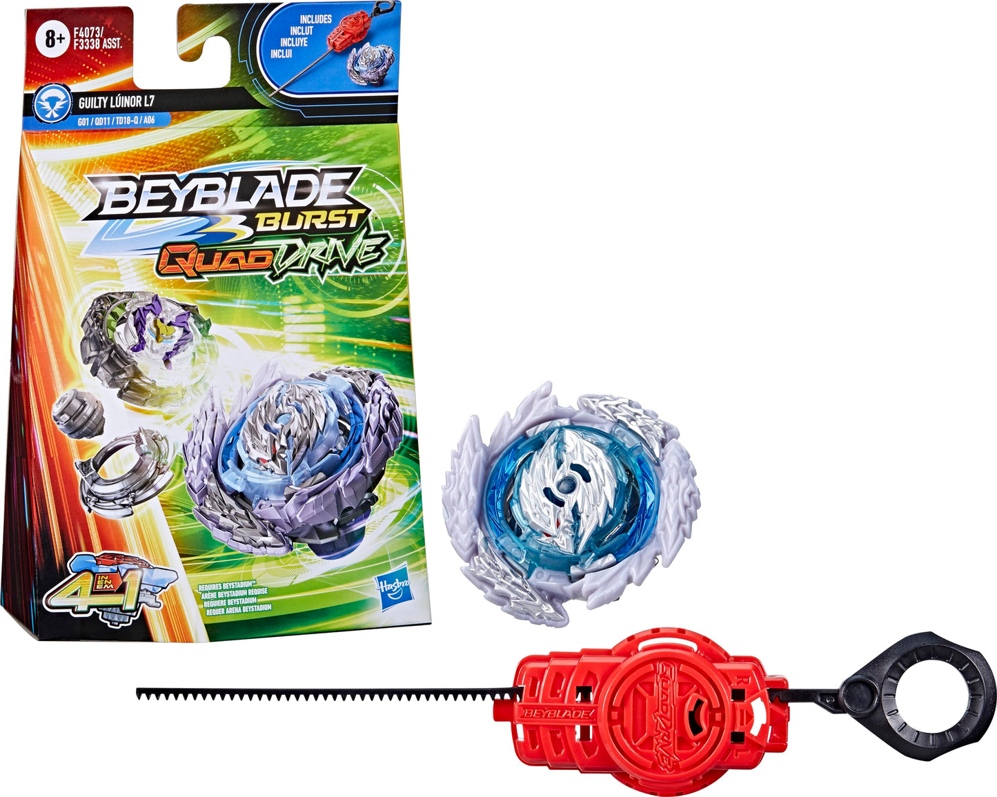 Hasbro Quad-Drive system - Beyblade Burst QuadDrive Guilty Lúinor L7