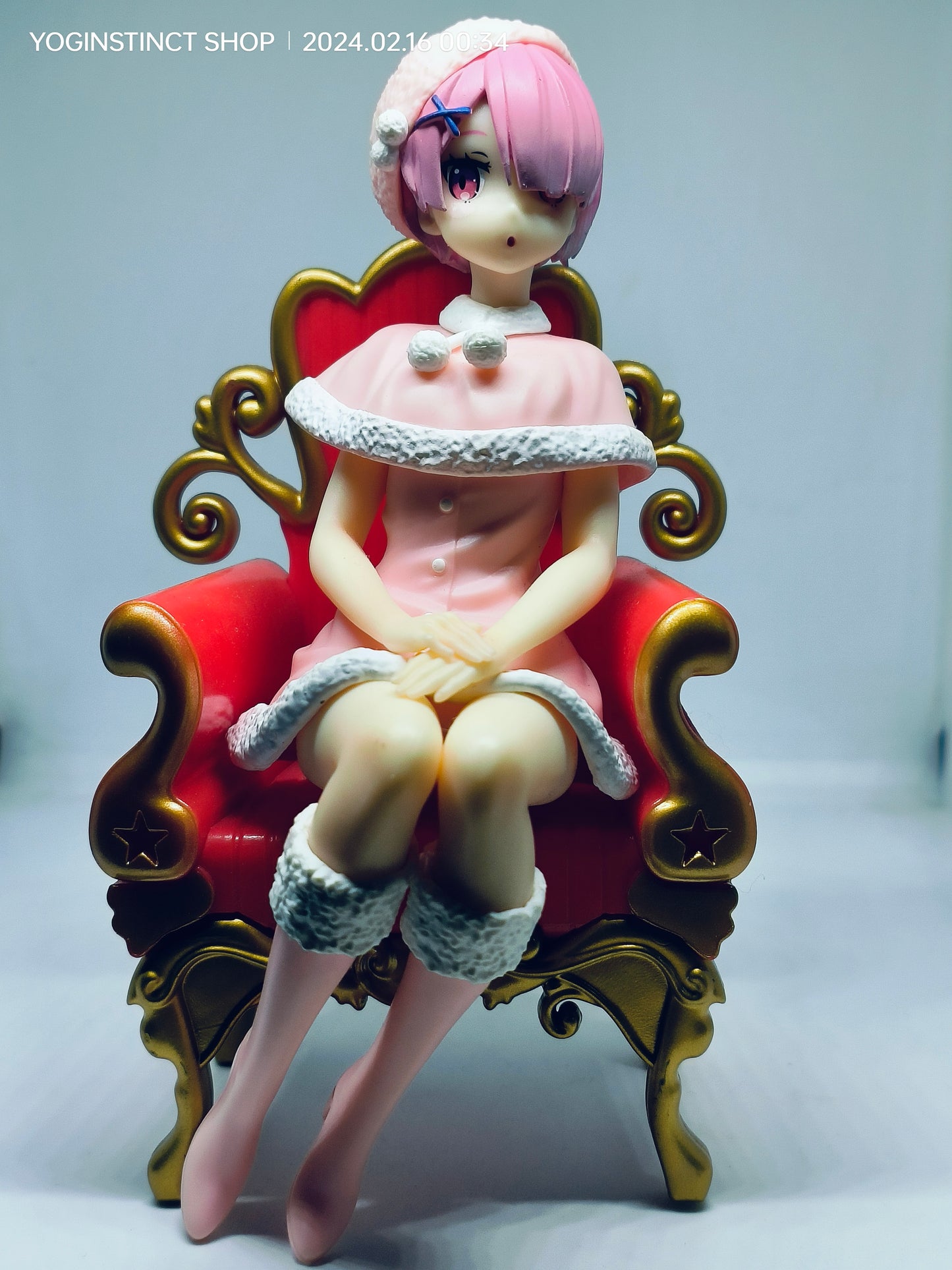 Furyu Re:Zero Starting Life in Another World Ram (Snow Princess) Noodle Stopper Figure