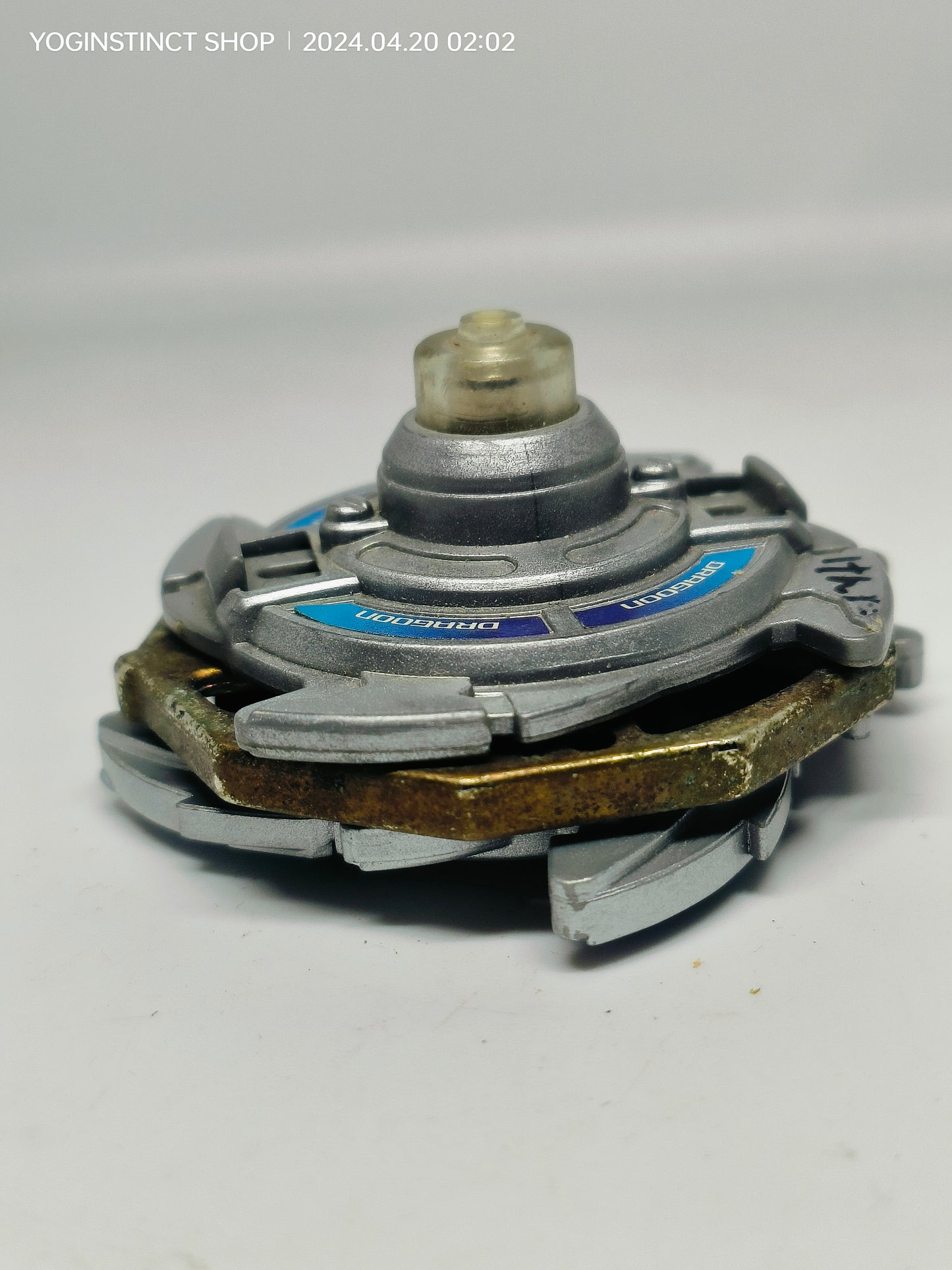A-41 Dragoon V / Victory Silver Coro-Coro Limited Version (With Gold Plated Weight Disk) (D) - Takaratomy Beyblade: V-Force