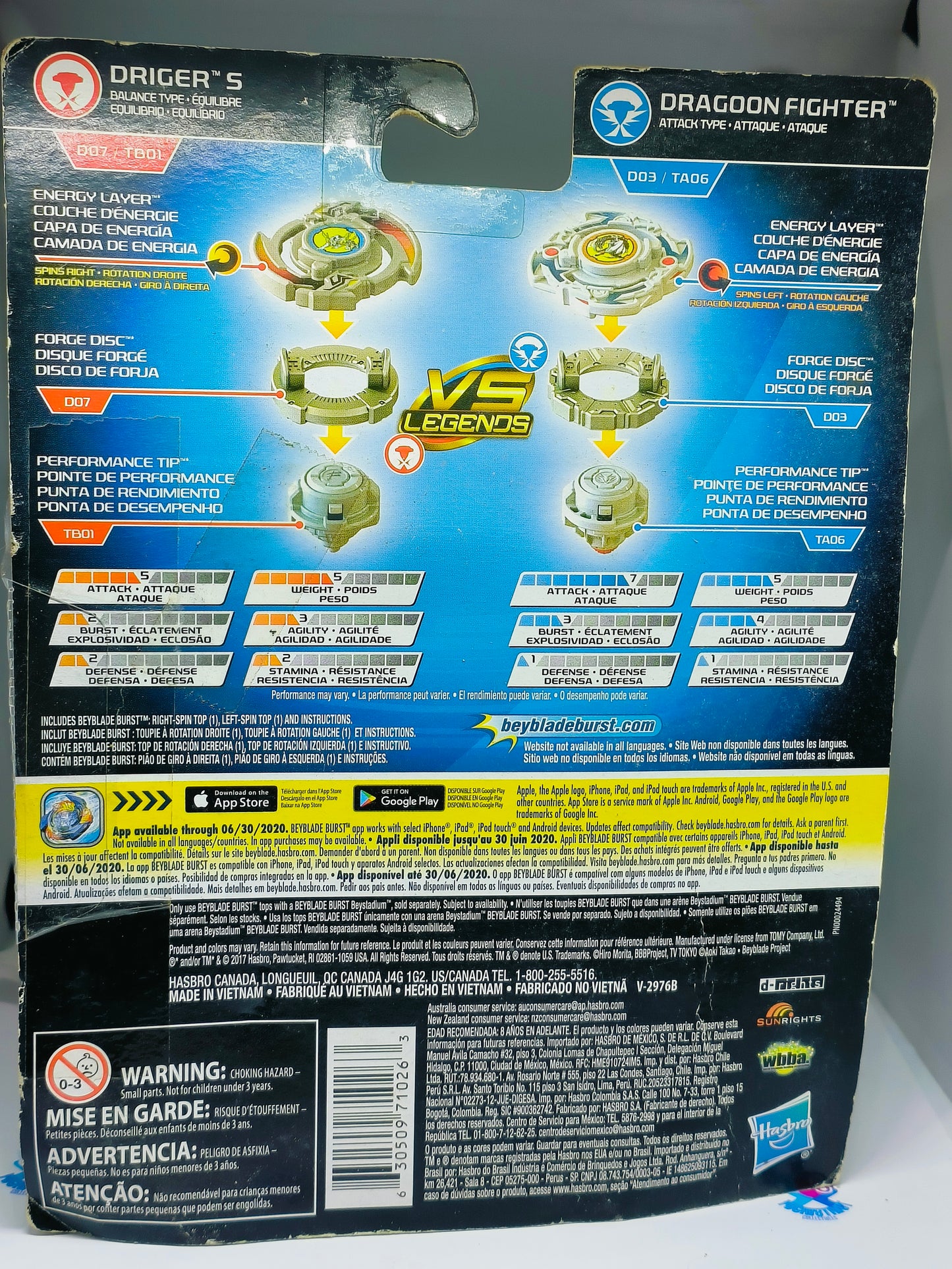 Driger S and Dragoon Fighter Dual pack vs legends : HASBRO SWITCH STRIKE