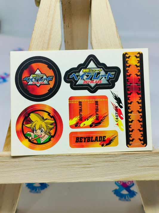 Beyblade Exclusive Sticker Sheet : Max
