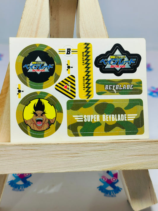Beyblade Exclusive Sticker Sheet : Gary