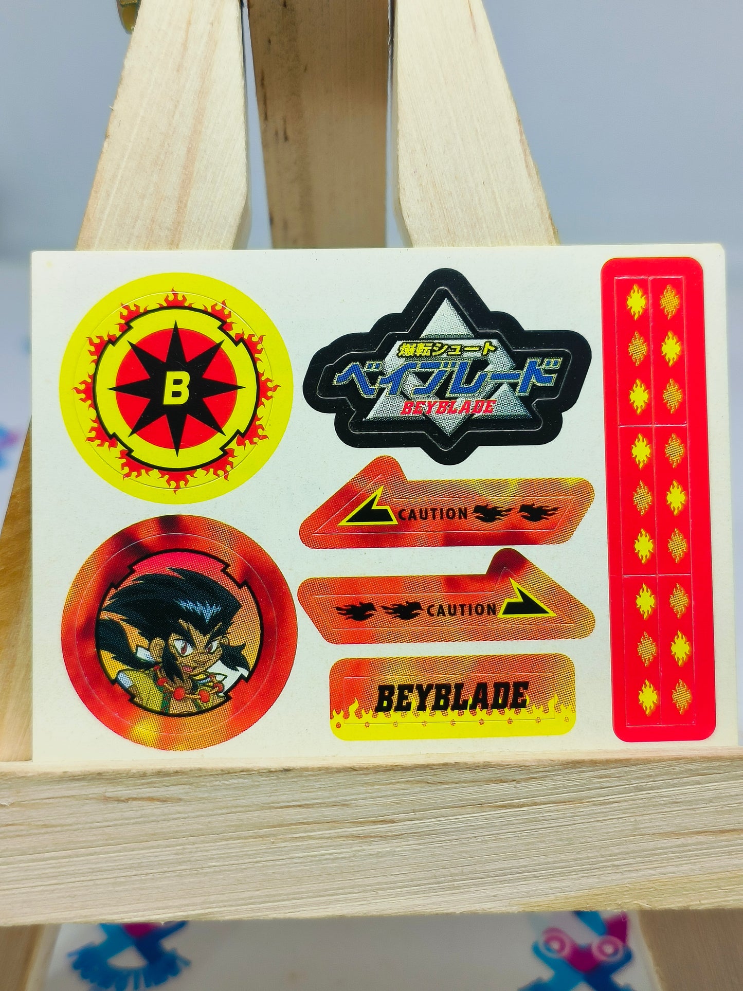 Beyblade Exclusive Sticker Sheet : Lee