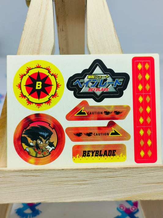 Beyblade Exclusive Sticker Sheet : Lee