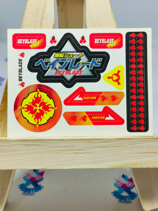 BEYBLADE EXCLUSIVE STICKERS 2