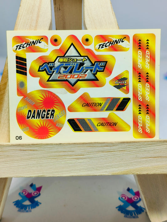 BEYBLADE EXCLUSIVE STICKERS 3