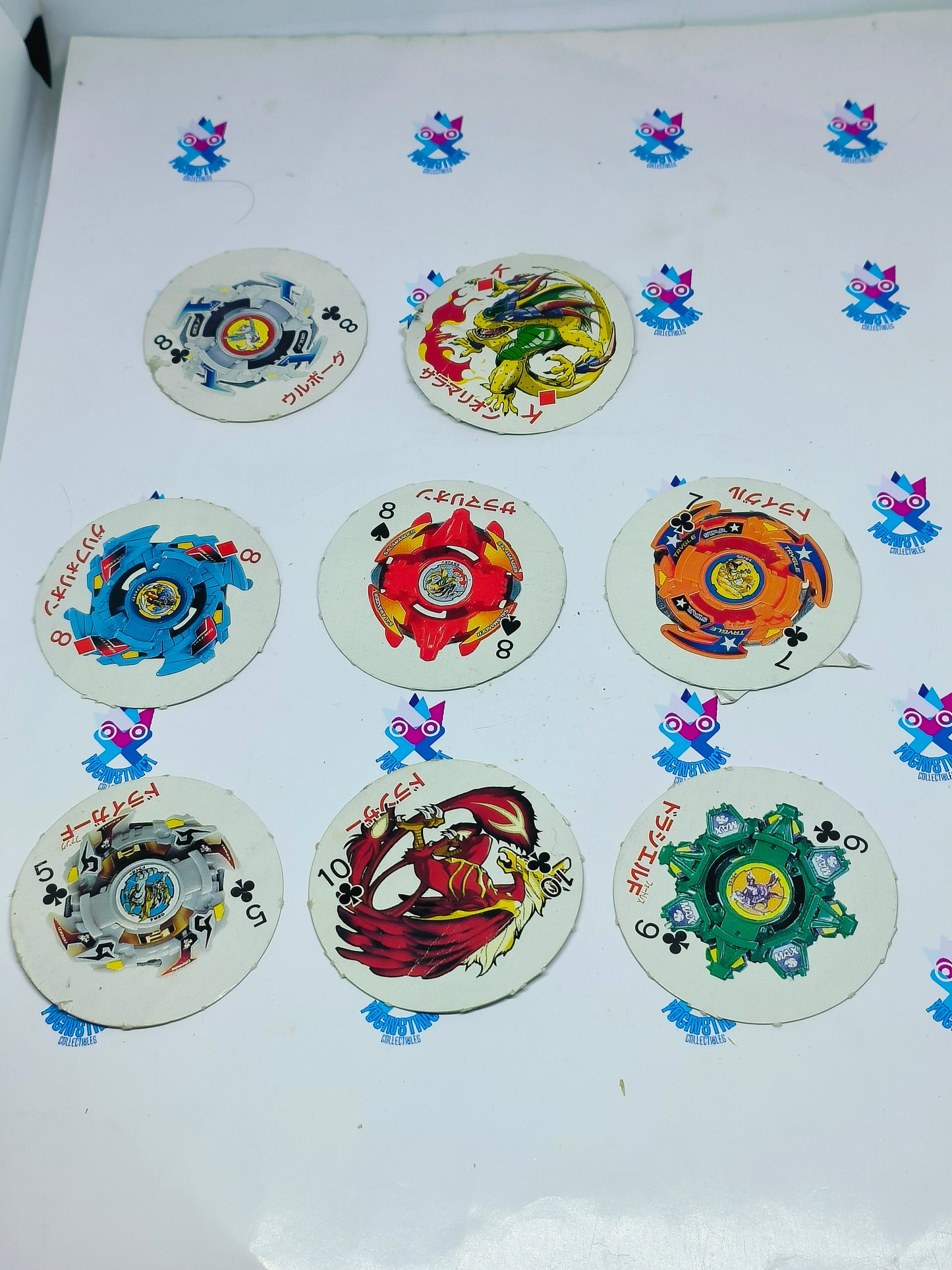 Beyblade Cards Set of 8