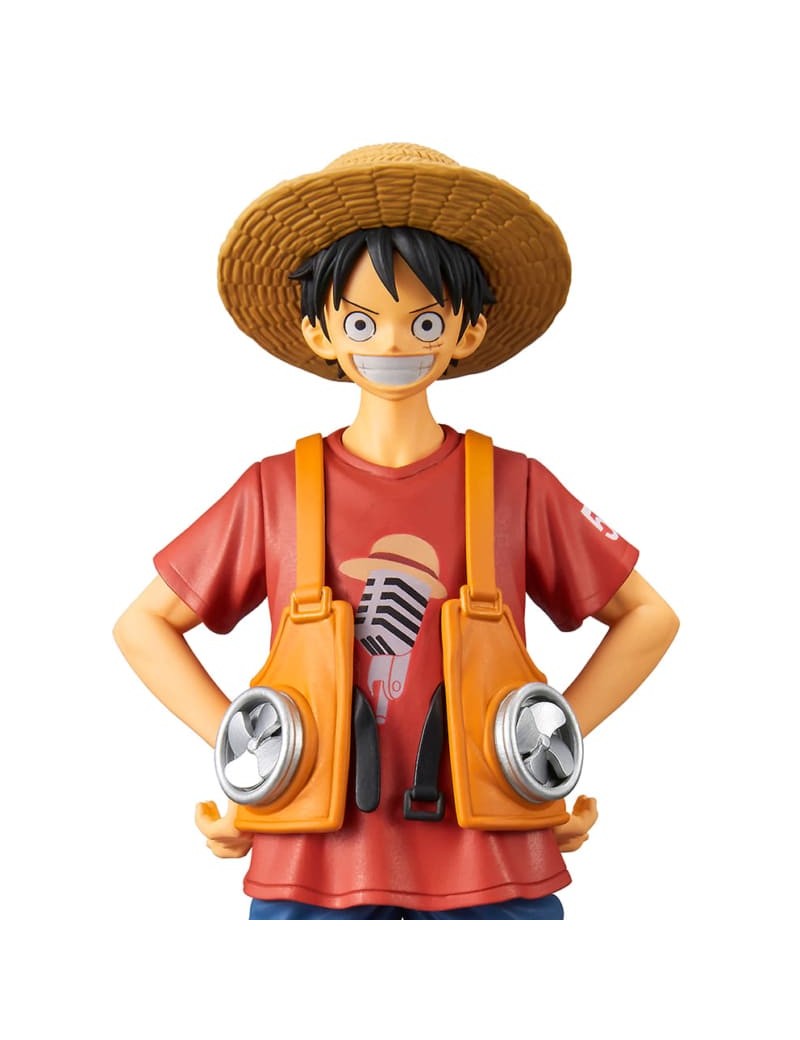 BANDAI ONE PIECE DXF GRANDLINE MEN - Monkey D Luffy - Film red ver. Vol. 1