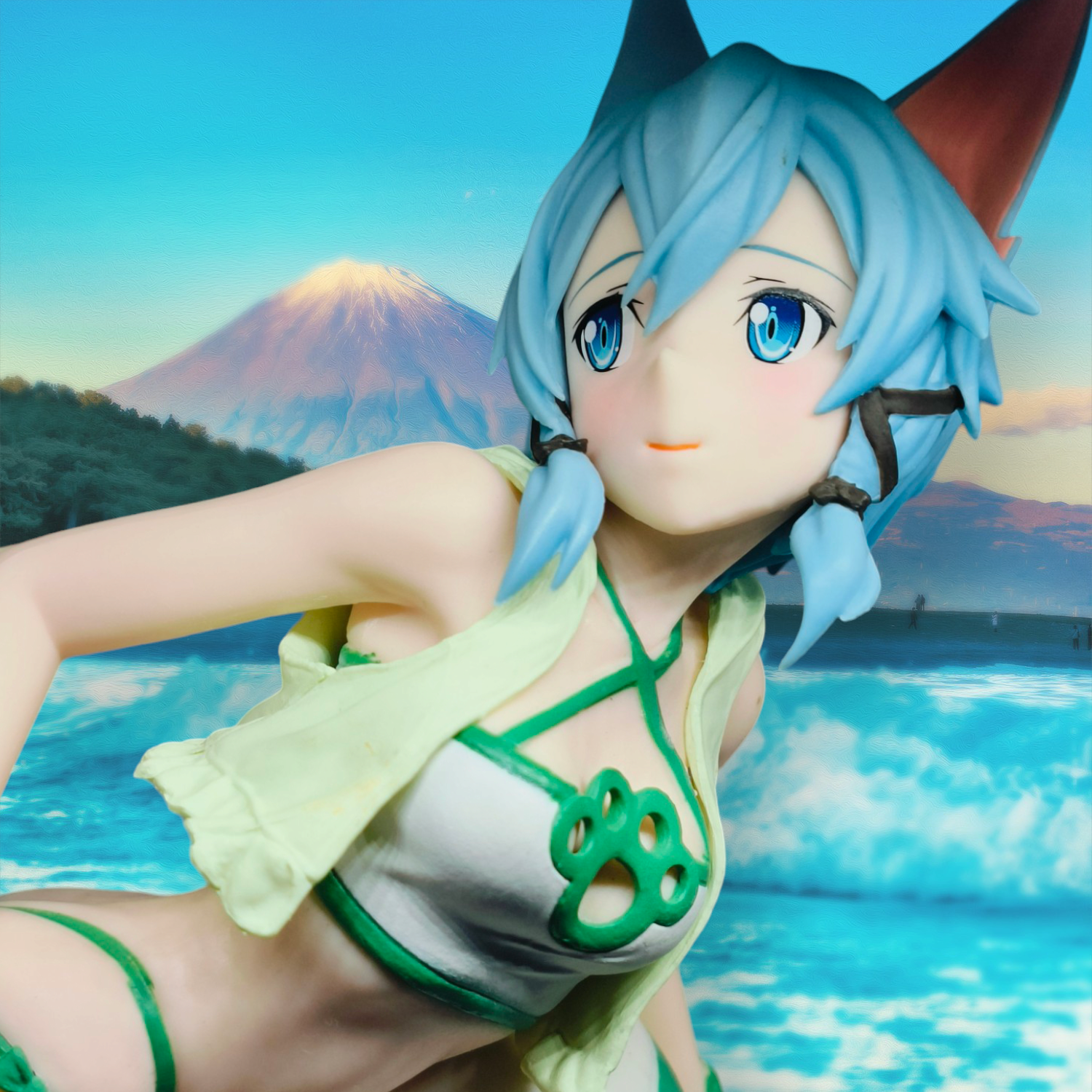 オーダー作品リクエスト Action Figure Sinon Swimsuit Figure Anime Sword Art Online