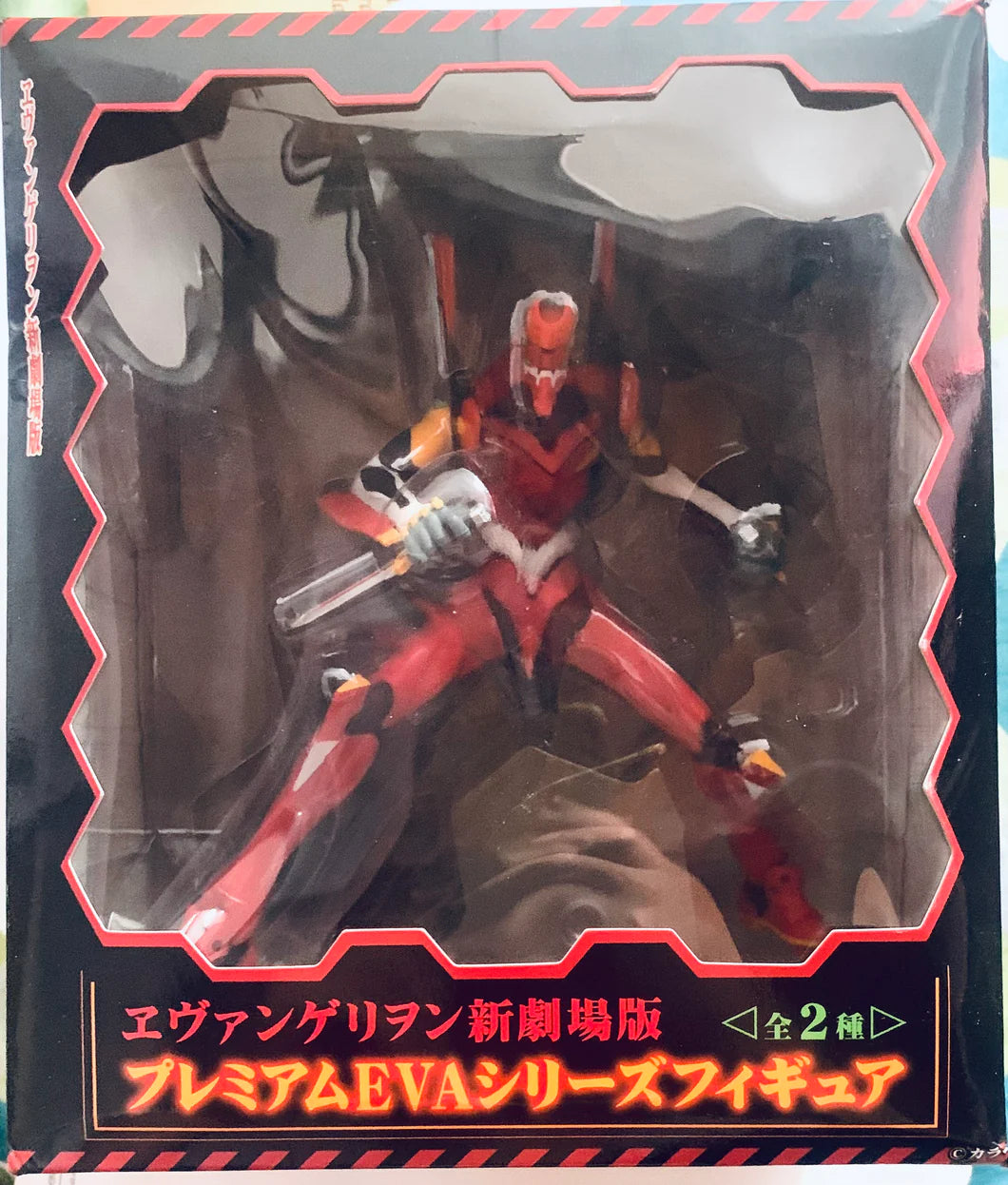 नियॉन जेनेसिस इवेंजेलियन न्यू मूवी प्रीमियम ईवीए सीरीज फिगर ईवा-01 टेस्ट टाइप प्रोडक्शन मॉडल