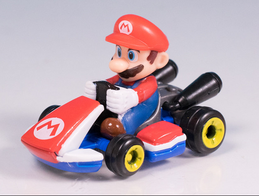 Nintendo - Mariokart 8 - Super Smash Bros. Collection - Mario - Pull back figure