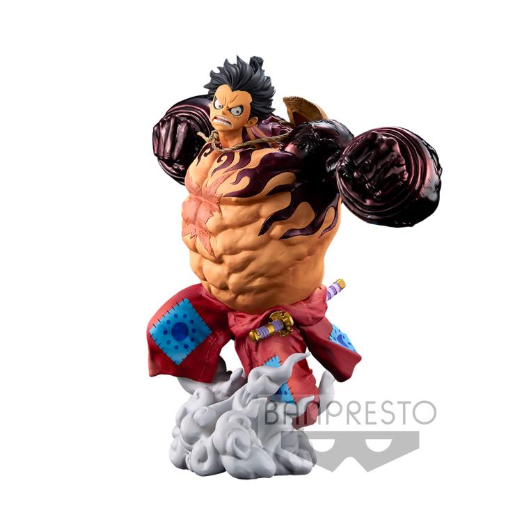 BANPRESTO BWFC X SMSP ONE PIECE BANPRESTO WORLD FIGURE COLOSSEUM 3 SUPER MASTER STARS PIECE THE MONKEY.D.LUFFY GEAR4 THE BRUSH