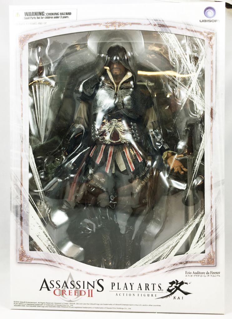 ASSASSIN'S CREED 2 - EZIO AUDITORE DA FIRENZE - PLAY ARTS KAI ACTION FIGURE - SQUARE ENIX
