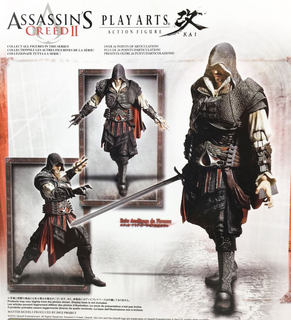 ASSASSIN'S CREED 2 - EZIO AUDITORE DA FIRENZE - PLAY ARTS KAI ACTION FIGURE - SQUARE ENIX