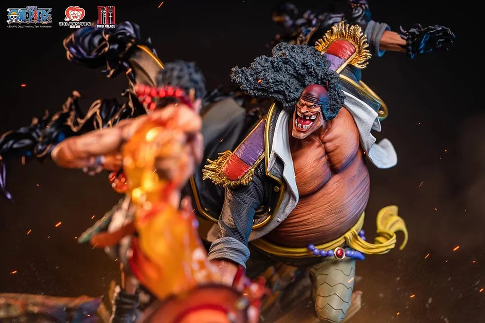 Jimei Palace - One Piece - Resin - Marshall D. Teach, Portgas D. Ace