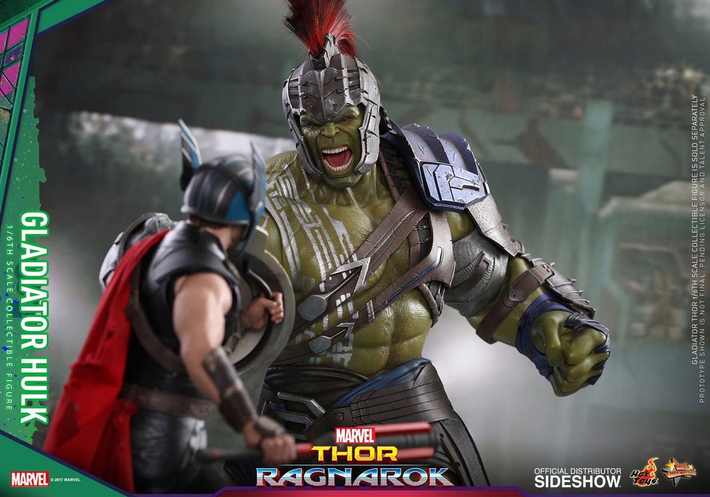 GLADIATOR HULK HOT TOYS - THOR RAGNAROK