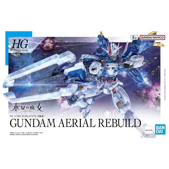 Mobile Suit Gundam: The Witch from Mercury HGTWFM Gundam Aerial (Rebuild) 1/144 Scale Model Kit