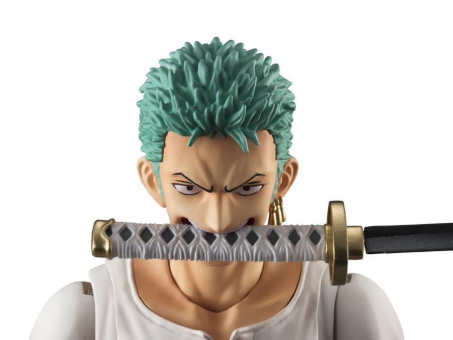 MegaHouse One Piece Variable Action Heroes Roronoa Zoro - PAST BLUE - First edition limited