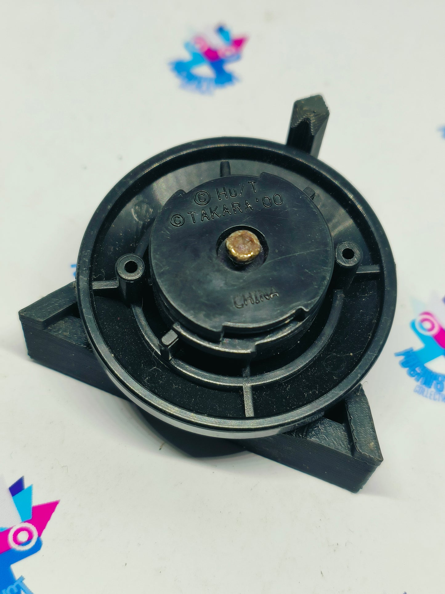 Black Semi FLAT base - Plastic Generation - BeyBlade Part