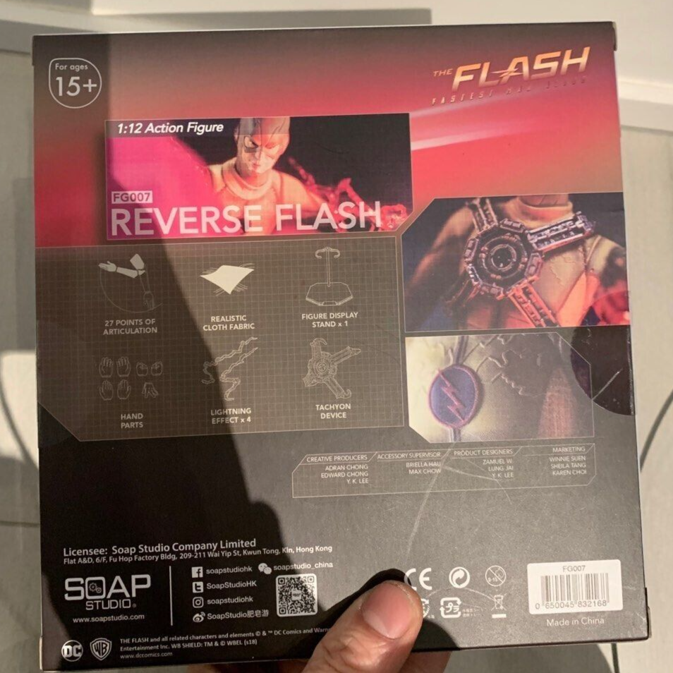 Reverse Flash Soap studios