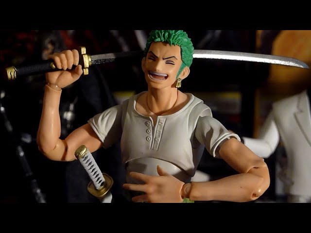 MegaHouse One Piece Variable Action Heroes Roronoa Zoro - PAST BLUE - First edition limited