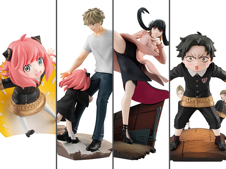 Megahouse Spy x Family Petitrama Series Boxed Set of 4 Figures