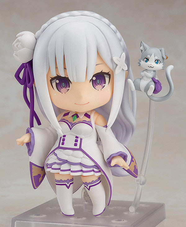 Re:Zero kara Hajimeru Isekai Seikatsu - Emilia - Puck - Nendoroid (#751) (Good Smile Company)