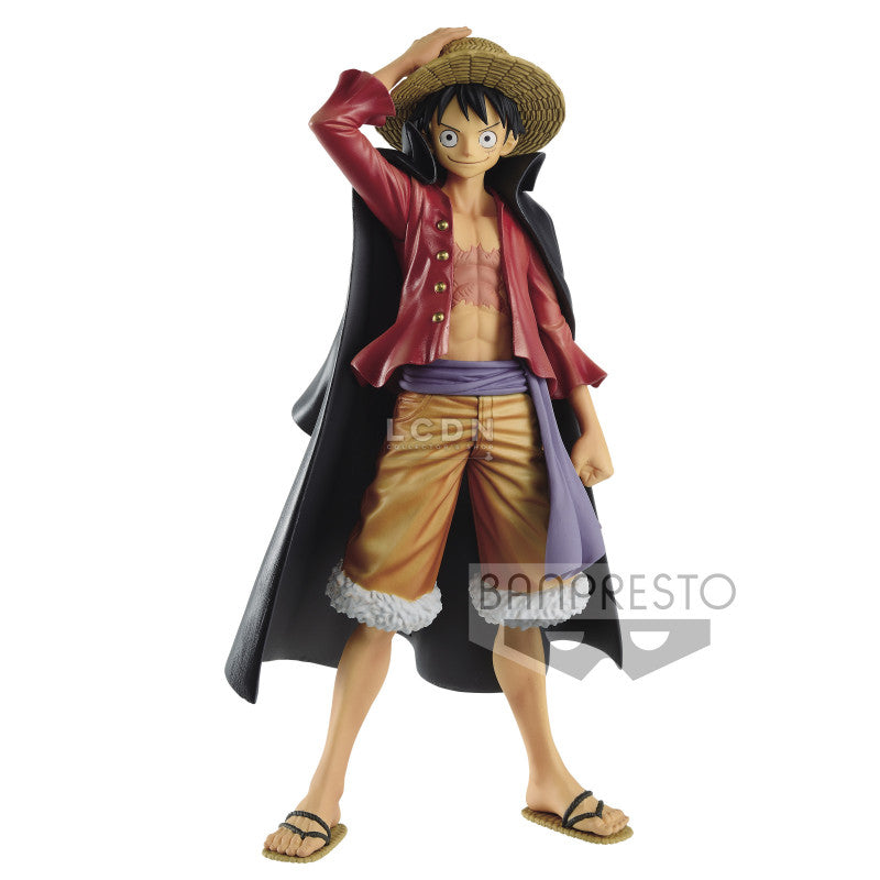 BANDAI ONE PIECE DXF GRANDLINE MEN PVC STATUE LUFFY (WANO KUNI) 16 CM