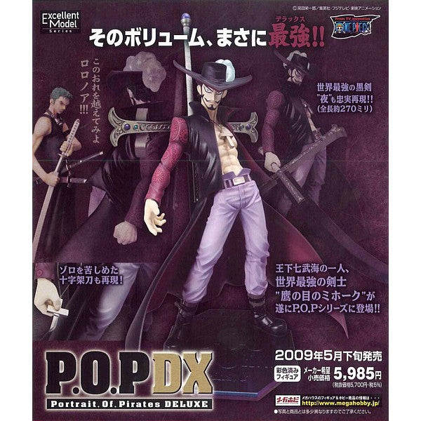 One Piece - Dracule Mihawk - Excellent Model - Portrait Of Pirates DX - 1/8 (MegaHouse)