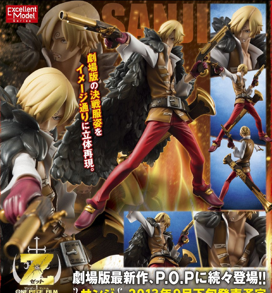 वन पीस फ़िल्म ज़ेड - संजी - उत्कृष्ट मॉडल - पोर्ट्रेट ऑफ़ पाइरेट्स "संस्करण-जेड" - 1/8 (मेगाहाउस)