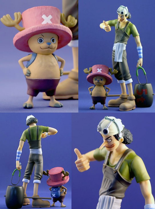 One Piece - Tony Tony Chopper - Usopp - Excellent Model - Portrait Of Pirates Original Series (2) - 1/8 (MegaHouse)
