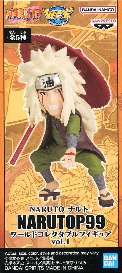 Bandai Naruto : Jiraiya - Rank 12-  NARUTOP99 WORLD COLLECTABLE FIGURE (WCF) VOL 1.