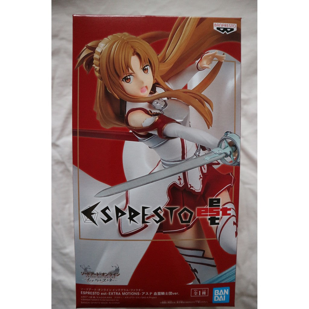 Banpresto Sword Art Online Integral Factor Espresto EST Extra Motions Asuna