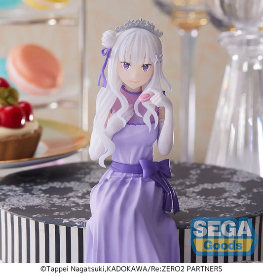 Re:Zero -Starting Life in Another World-: Lost in Memories Emilia: Dressed-Up Party Ver. Premium Perching Figure