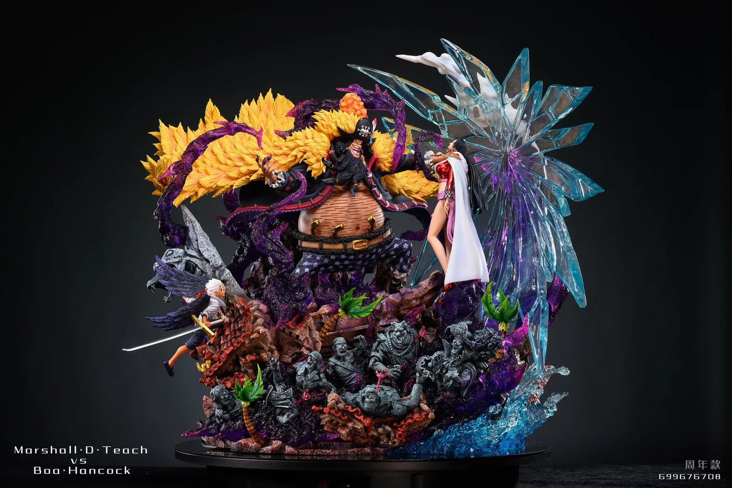 LX Studio - One Piece - Resin -   Marshall D Teach VS Boa Hancock