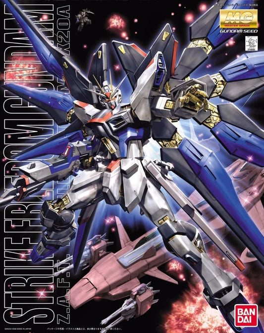 Bandai Mg 1/100 Zgmf-x20a Strike Freedom Gundam Plastic Model Kit Gundam Seed