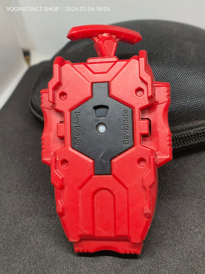 The B-108 BeyLauncher (Red) Right spin