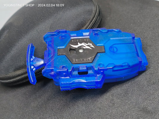The B-00 BeyLauncher (Clear Blue) Right Spin