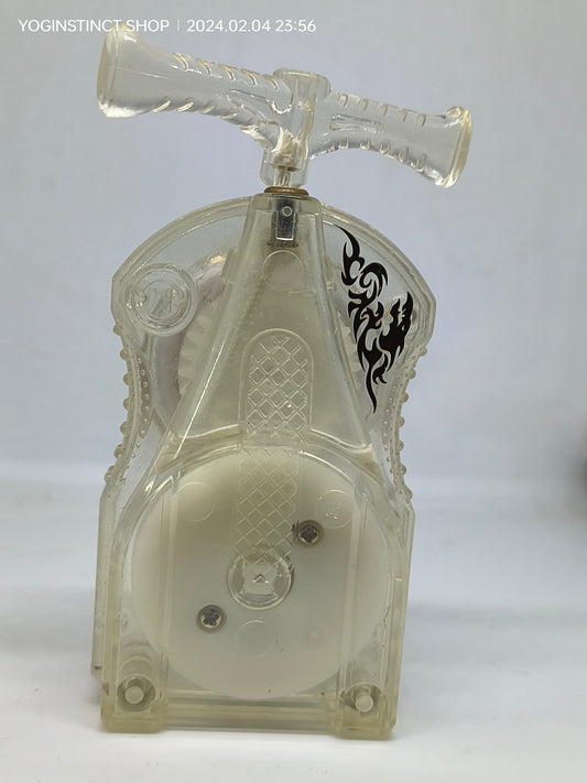 BB-17  BeyLauncher (Metal Saga) transparent left spin Lightening l-Drago version