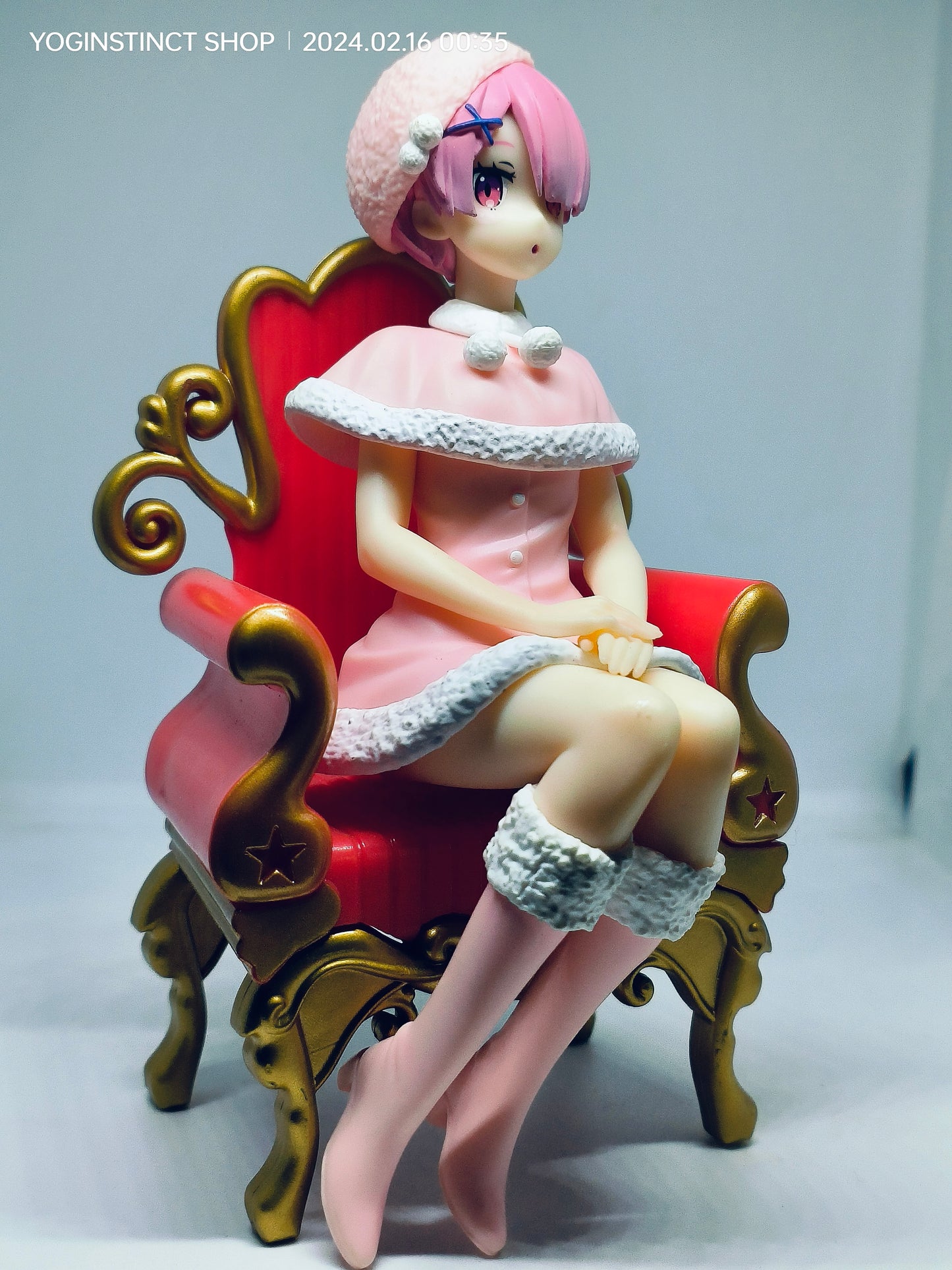 Furyu Re:Zero Starting Life in Another World Ram (Snow Princess) Noodle Stopper Figure