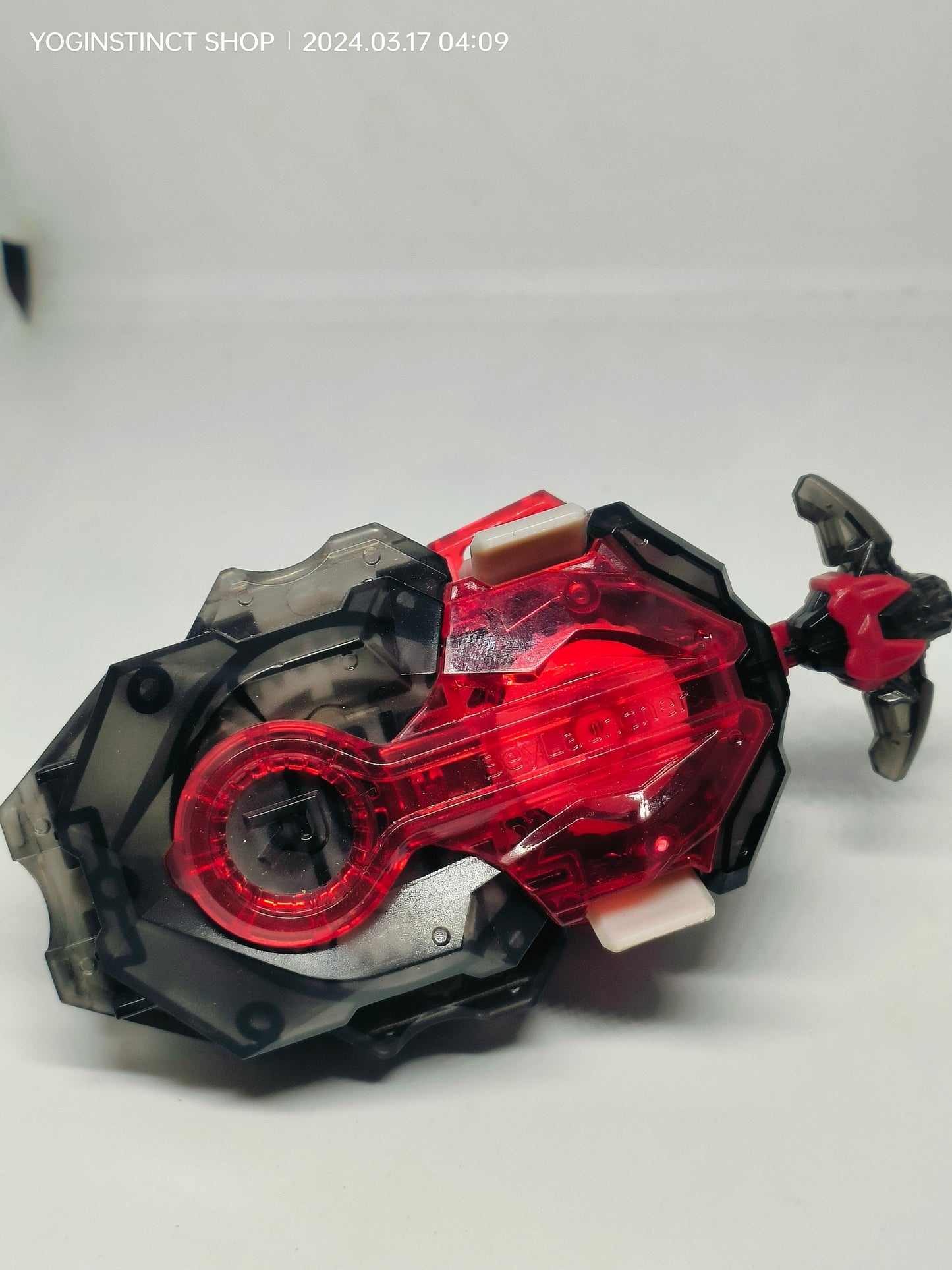 B-182 - Custom BeyLauncher LR (Clear Ver.) from Beyblade Dynamite Battle Entry Set