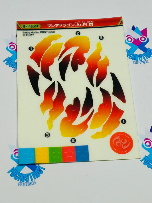 B-146 -01 : Flare Dragon sticker Sheet
