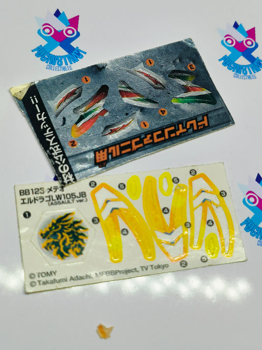 Meteo L drago - rush version sticker sheet