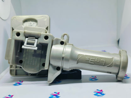 (BB-107) 3-Segment Launcher Grip white with Beypoint card (Metal Saga)