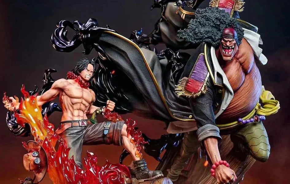 Jimei Palace - One Piece - Resin -   Marshall D. Teach,  Portgas D. Ace