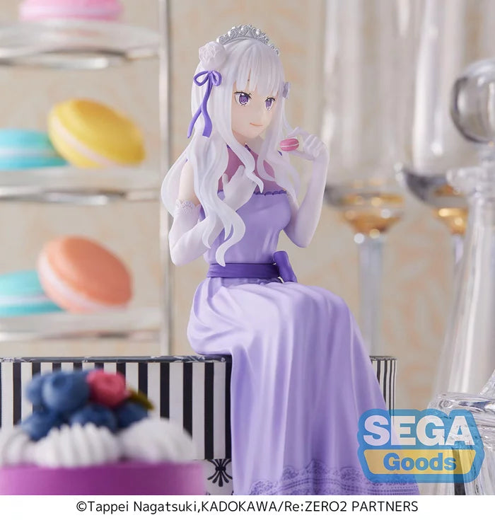 Re:Zero -Starting Life in Another World-: Lost in Memories Emilia: Dressed-Up Party Ver. Premium Perching Figure